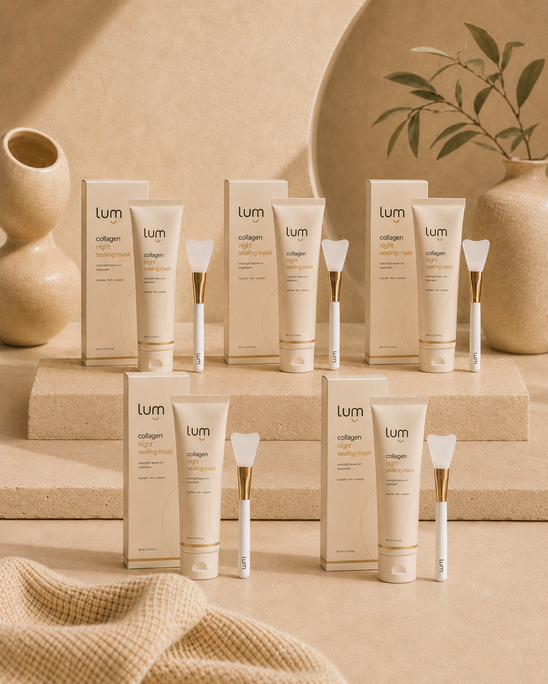 Collagen Night Sealing Mask · 5 tubes
